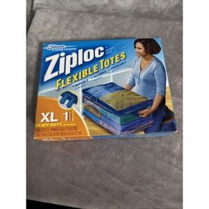 Ziploc XL X-Large Flexible Storage Tote 10 Gallon‎ Clear Plastic